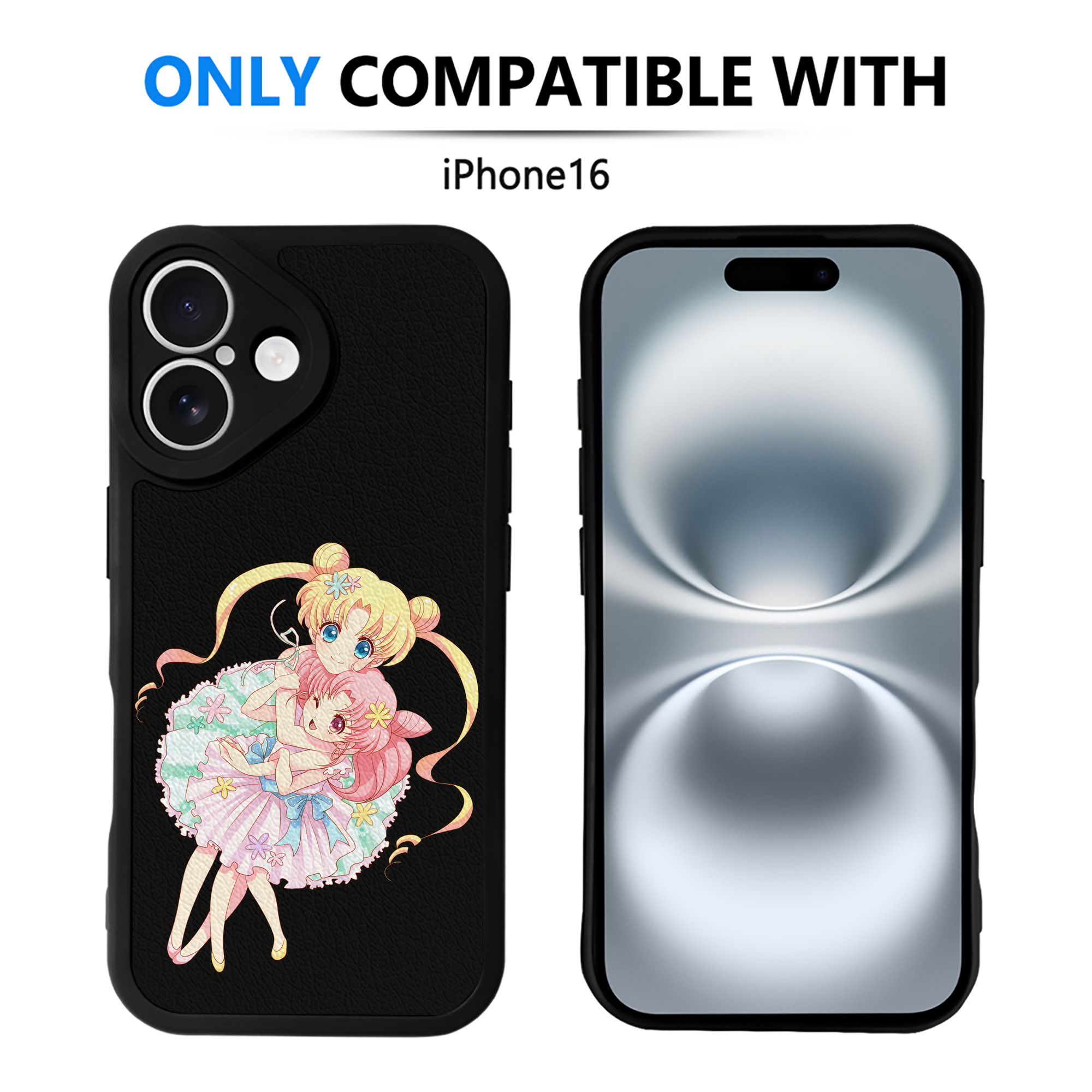 （画像用） 美少女戦士セーラームーン 愛野 美奈子 あいの みなこ Sailor Moon Aino Minako 【iPhone 16シリーズ対応】シリコンスマホケース（レザー調） 材質：シリコン